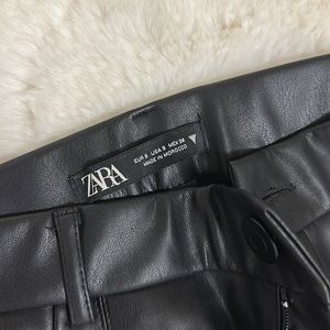 Zara faux leather pant
